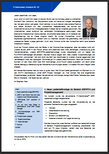 IT-Matchmaker® Infodienst Juni 2020